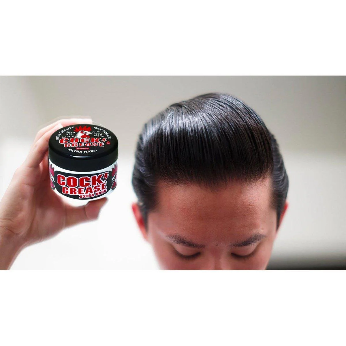 Cock Grease XXtra Hard Hair Pomade Strong Hold Styling Wax 87g - Image 2