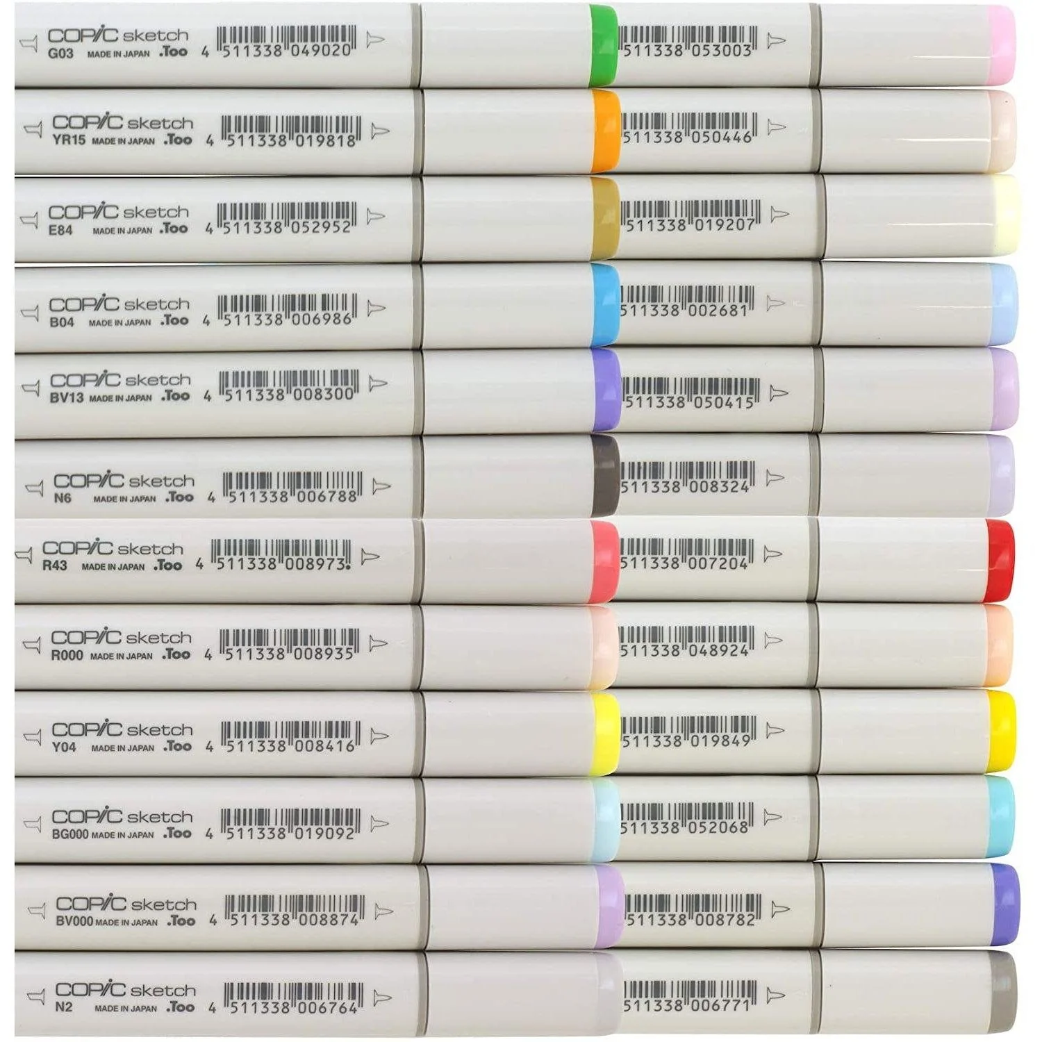 Copic Milticolor Sketch Marker Set Professional Art Markers 24 Colors - Image 2