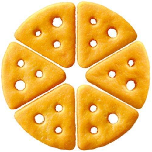Glico Cheeza Cheddar Cheese Crackers (Pack of 10) - Image 2
