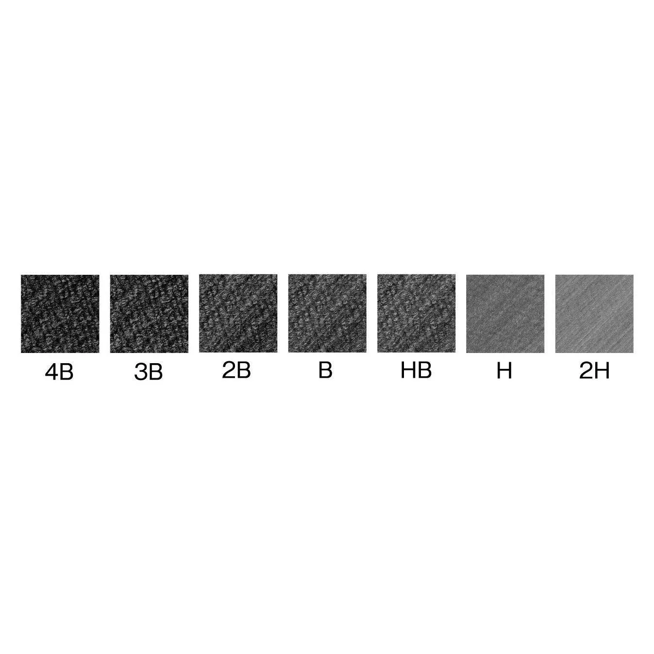 uni Mitsubishi Star Japanese Graphite Pencils 2H 12 Pieces - Image 2