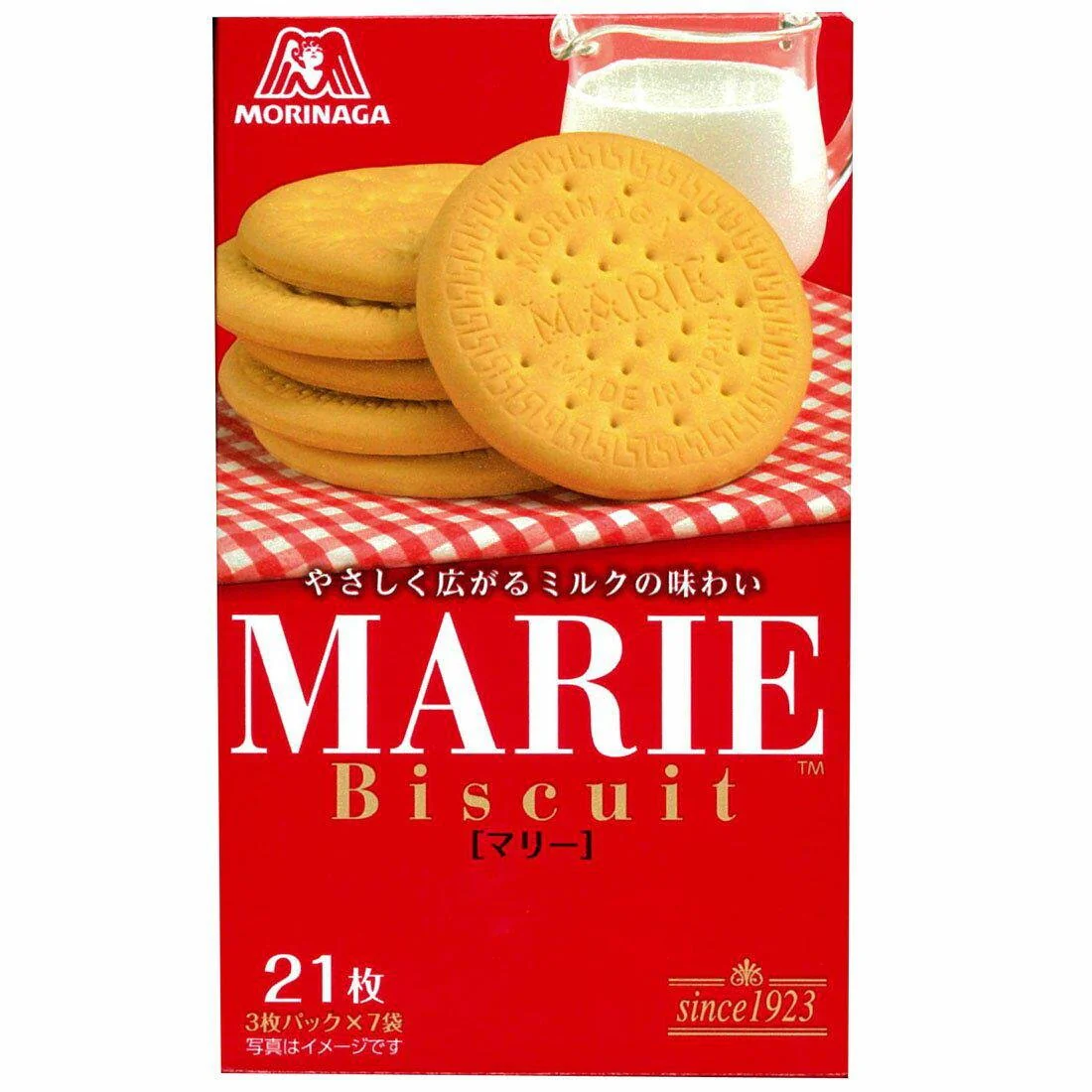 Morinaga Marie Classic Japanese Milk Biscuit 21 Pieces
