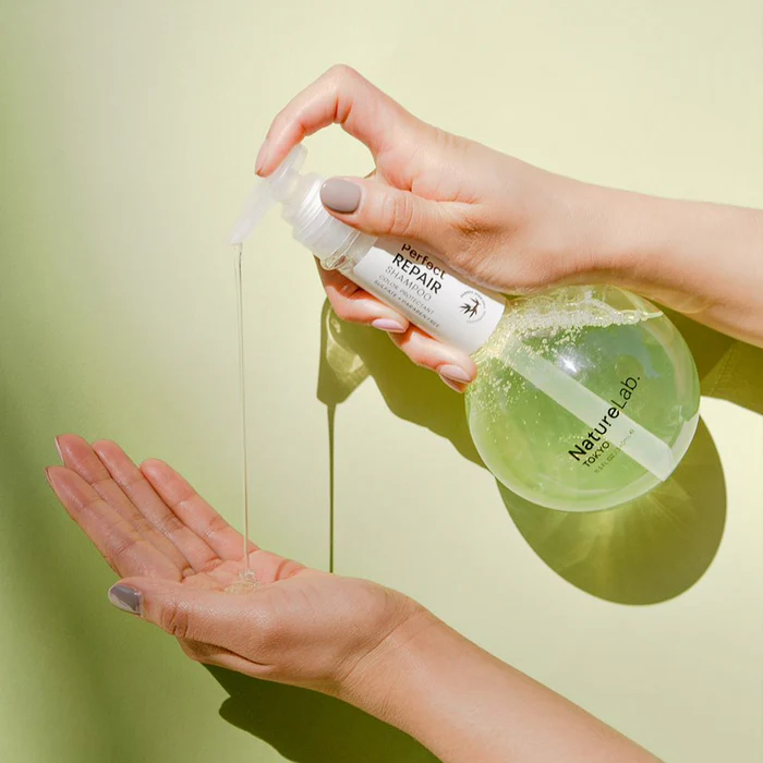 Nature Lab Tokyo Perfect Repair Shampoo For Damaged Hair 340ml - Image 3