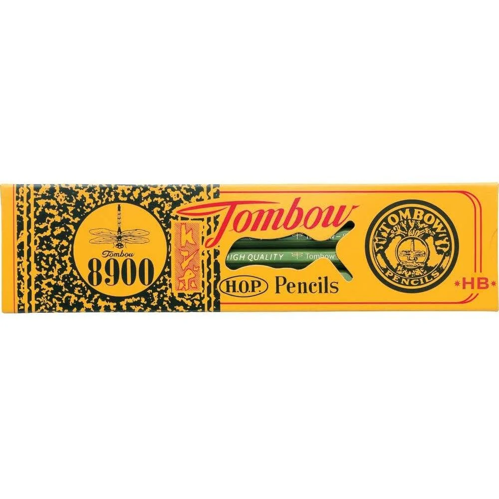 Tombow 8900 Graphite Pencils HB Standard Pencil 12 Pieces