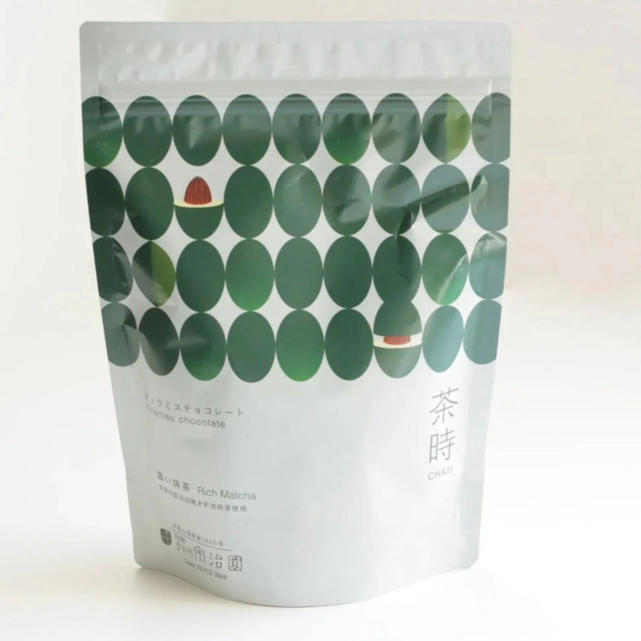 Ujien Premium Matcha Tiramisu Chocolate Coated Almonds 140g